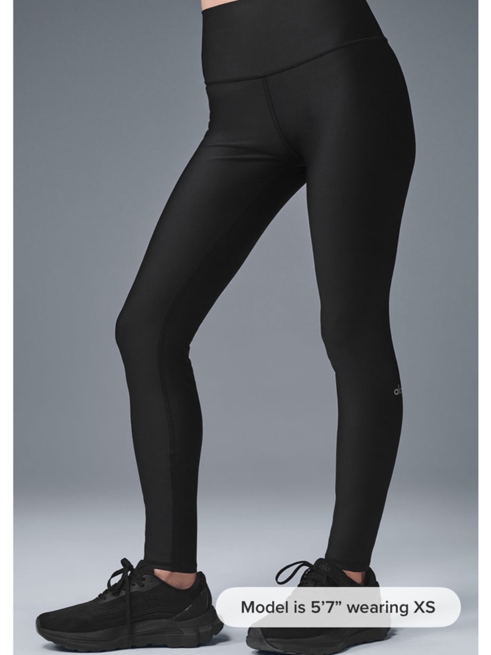 ALO FULL LEGNTH High-Waist AIRLIFT Black  Leggings